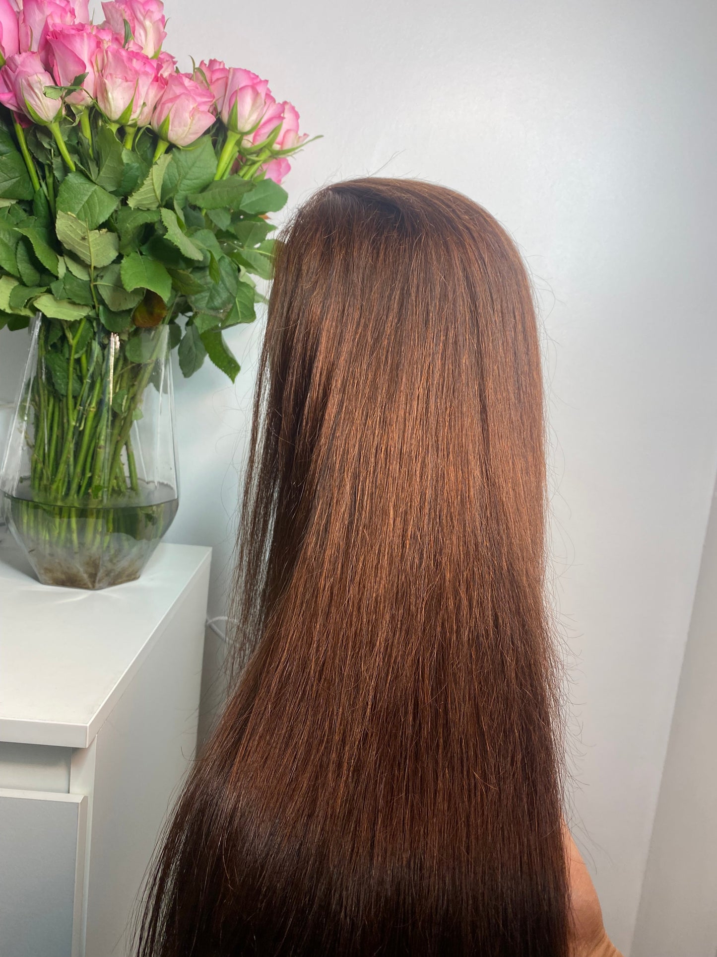 (Custom) Ginger/Copper Virgin Straight Wig